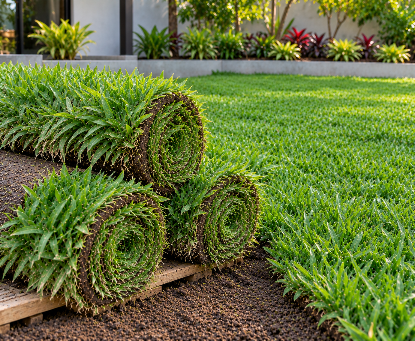 Paral grass for selected outdoor landscaping and lawn applications